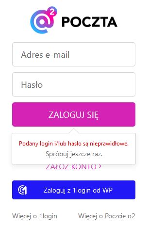 o2. pl poczta logowanie|Komunikaty logowania